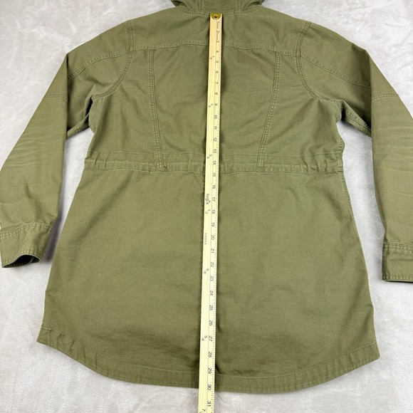 The North Face Military Jacket Womens Large Olive Green Ridgeside Utility Hooded - Picture 16 of 16
